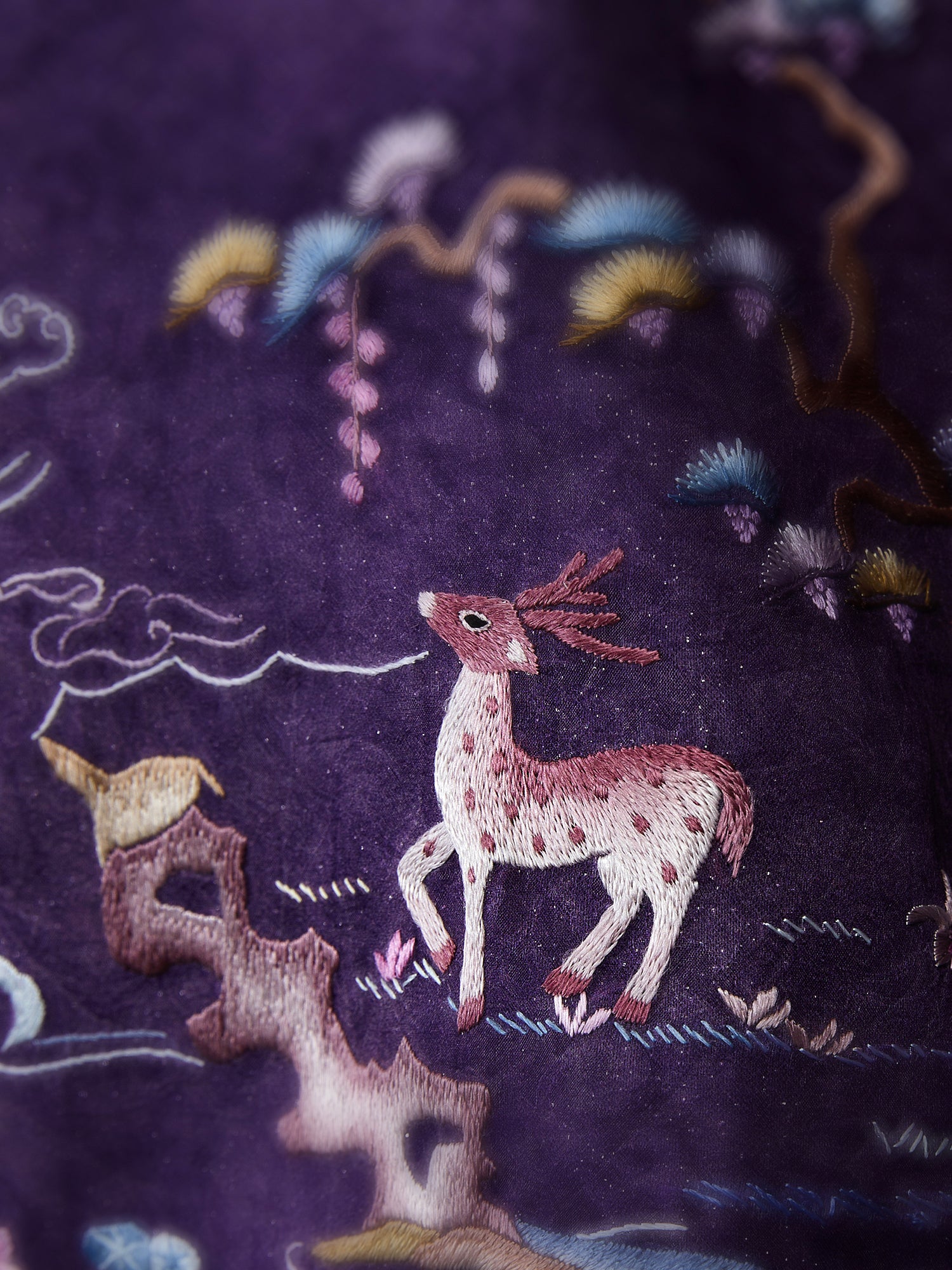 Crane and Deer in Spring《鹤鹿同春》