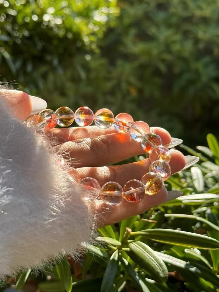 Koi Carp Rubber Flower Bracelet