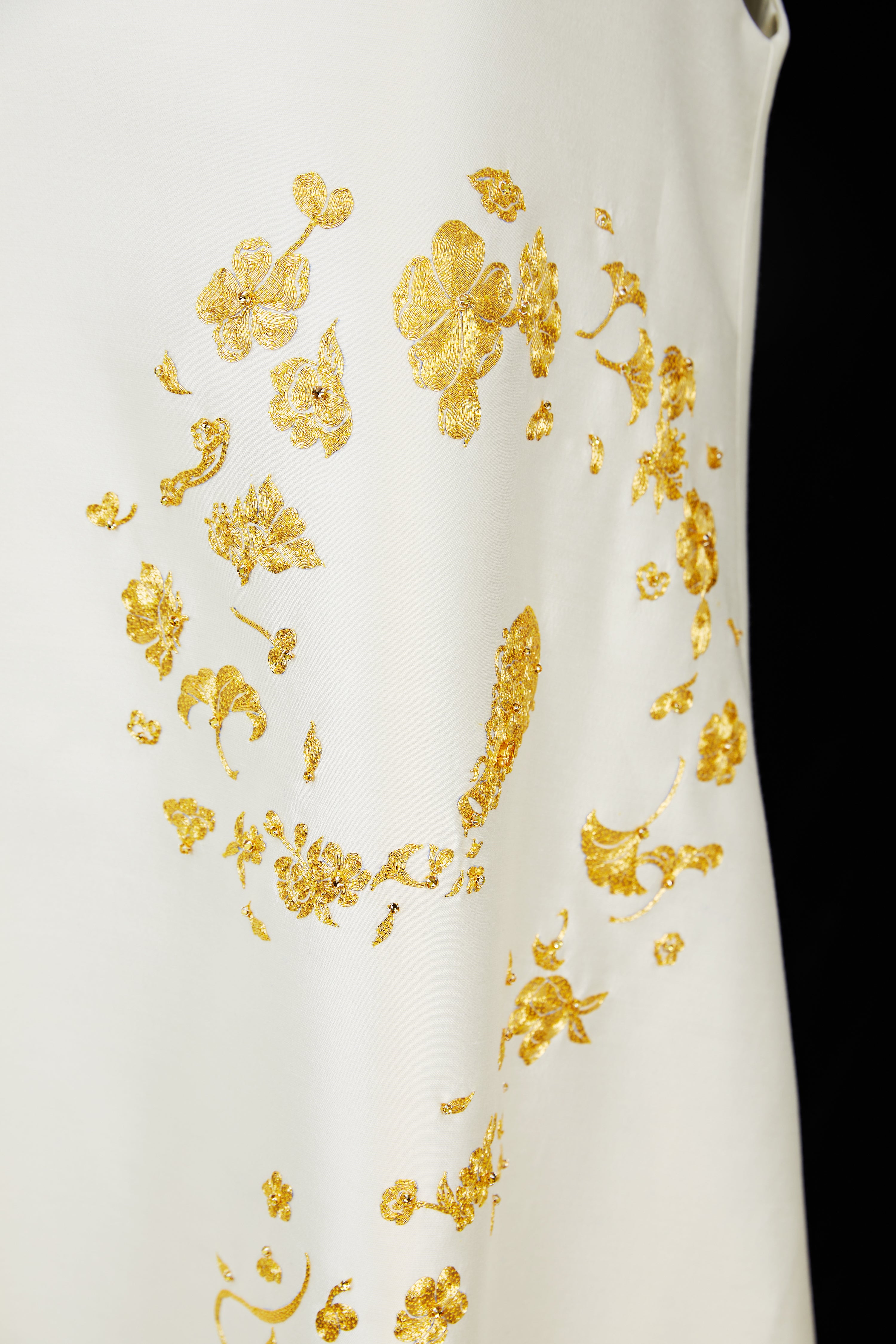 Sansheng Youxing White Porcelain Silhouette Dress《三生有幸之玉瓶白裙》