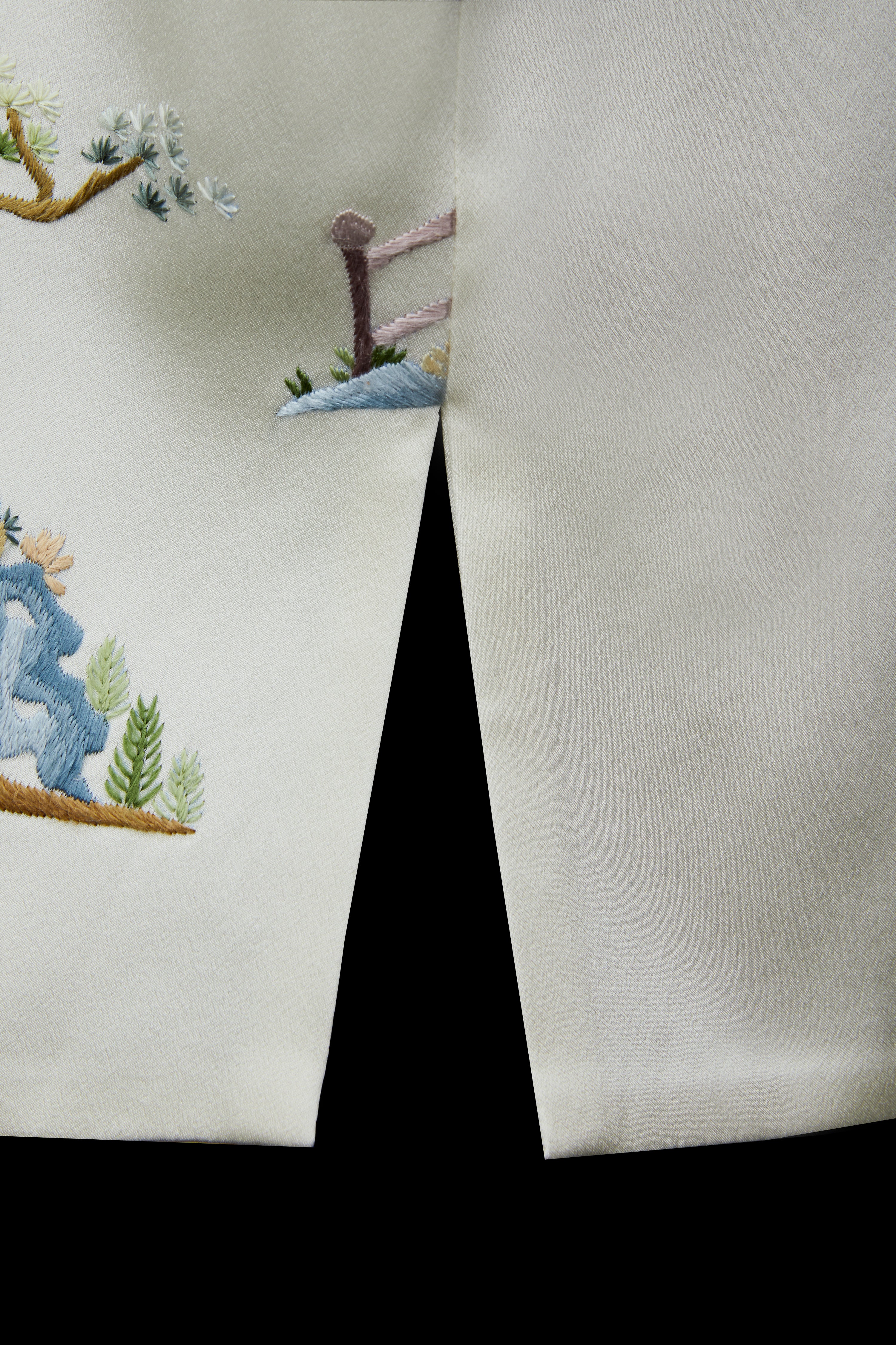 Chinese Infant Amusement Painting Tuni《睡袍款婴戏上衣》