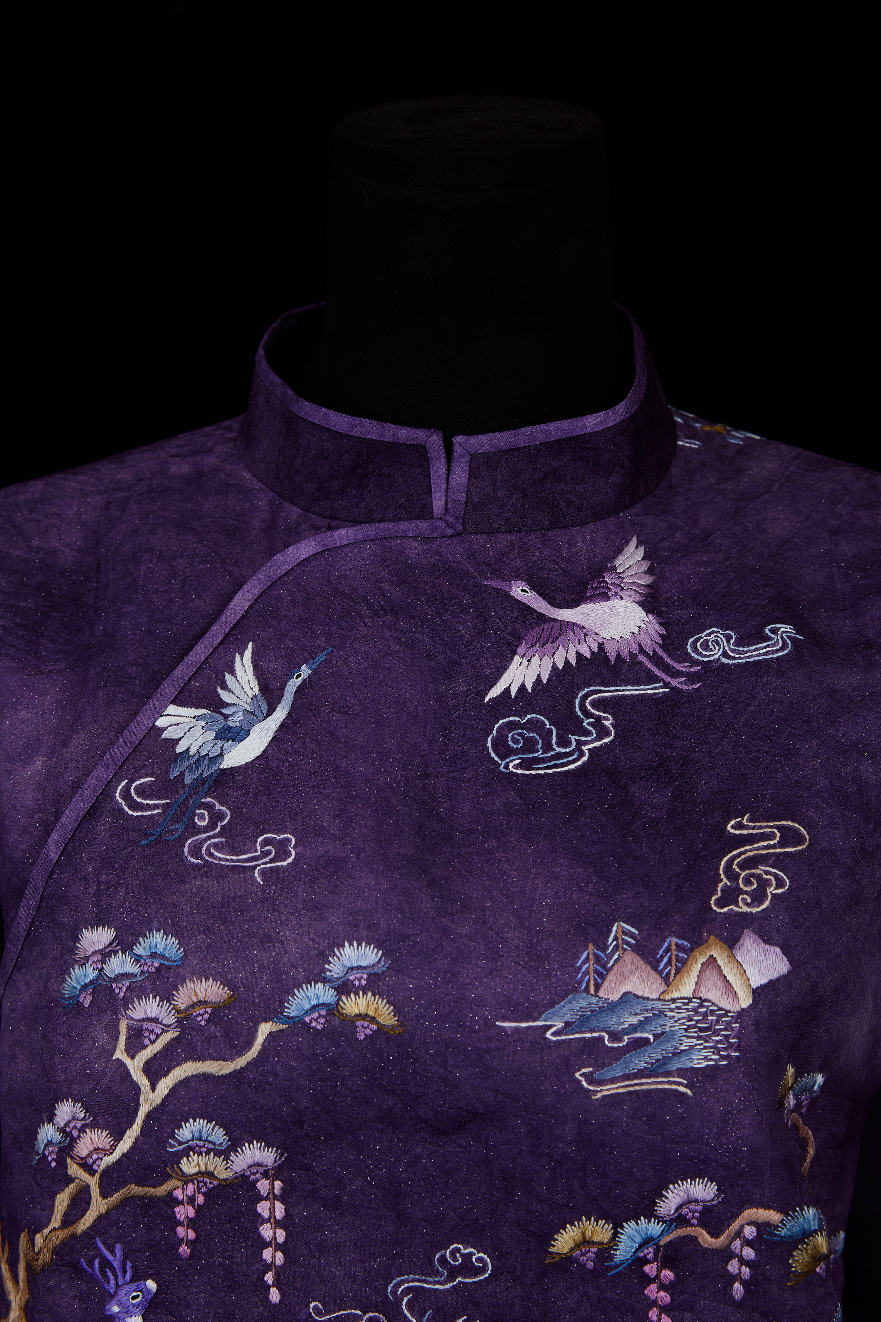 Crane and Deer in Spring《鹤鹿同春》