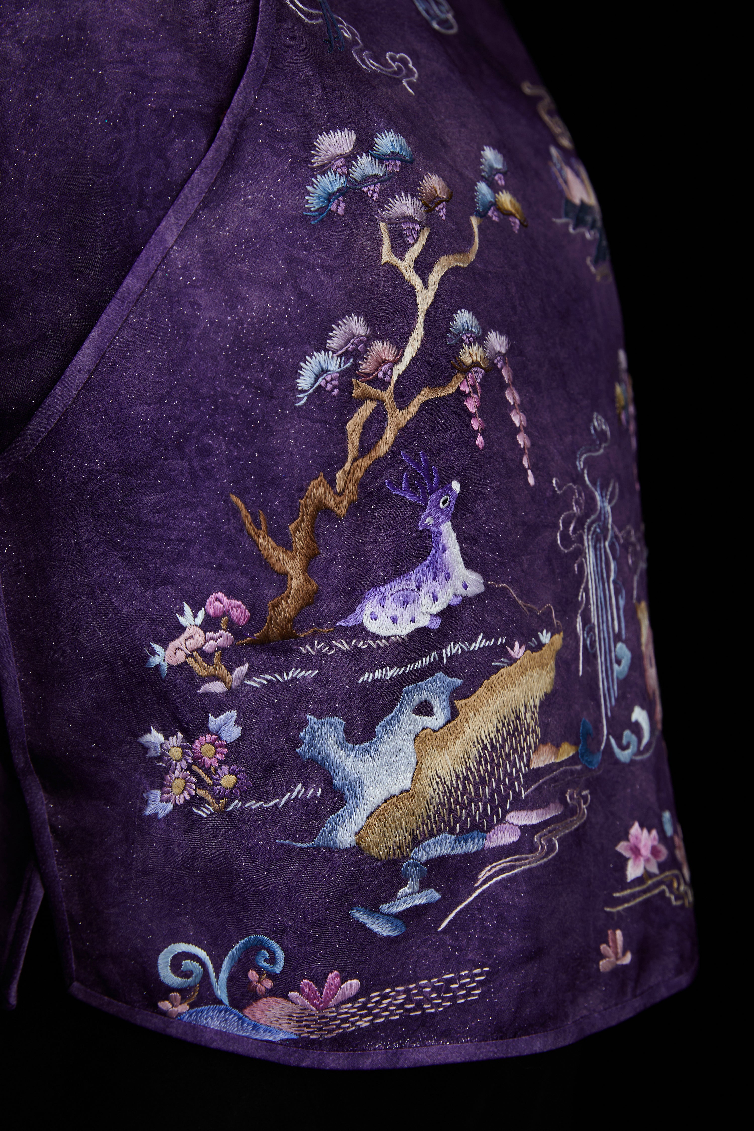 Crane and Deer in Spring《鹤鹿同春》