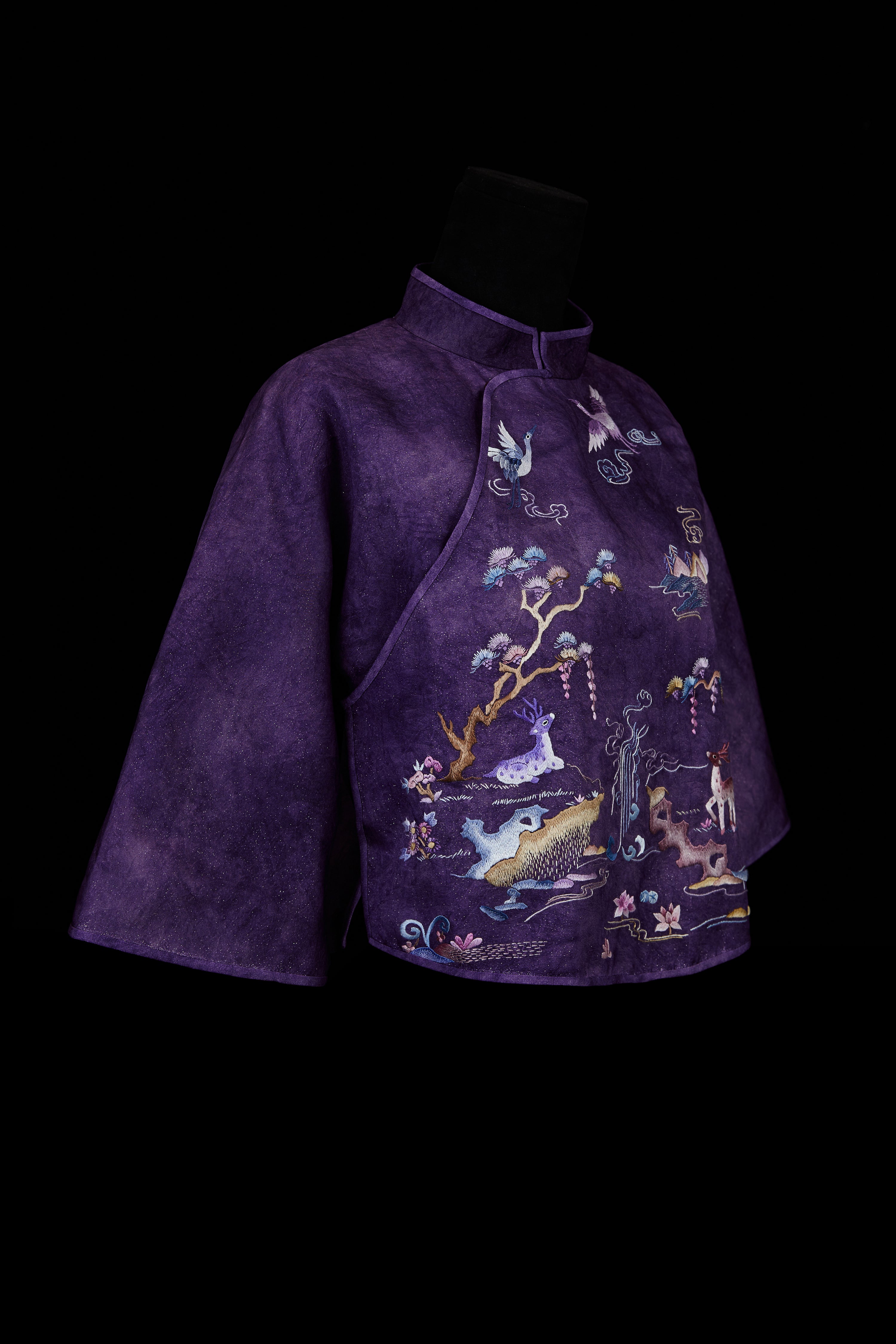 Crane and Deer in Spring《鹤鹿同春》