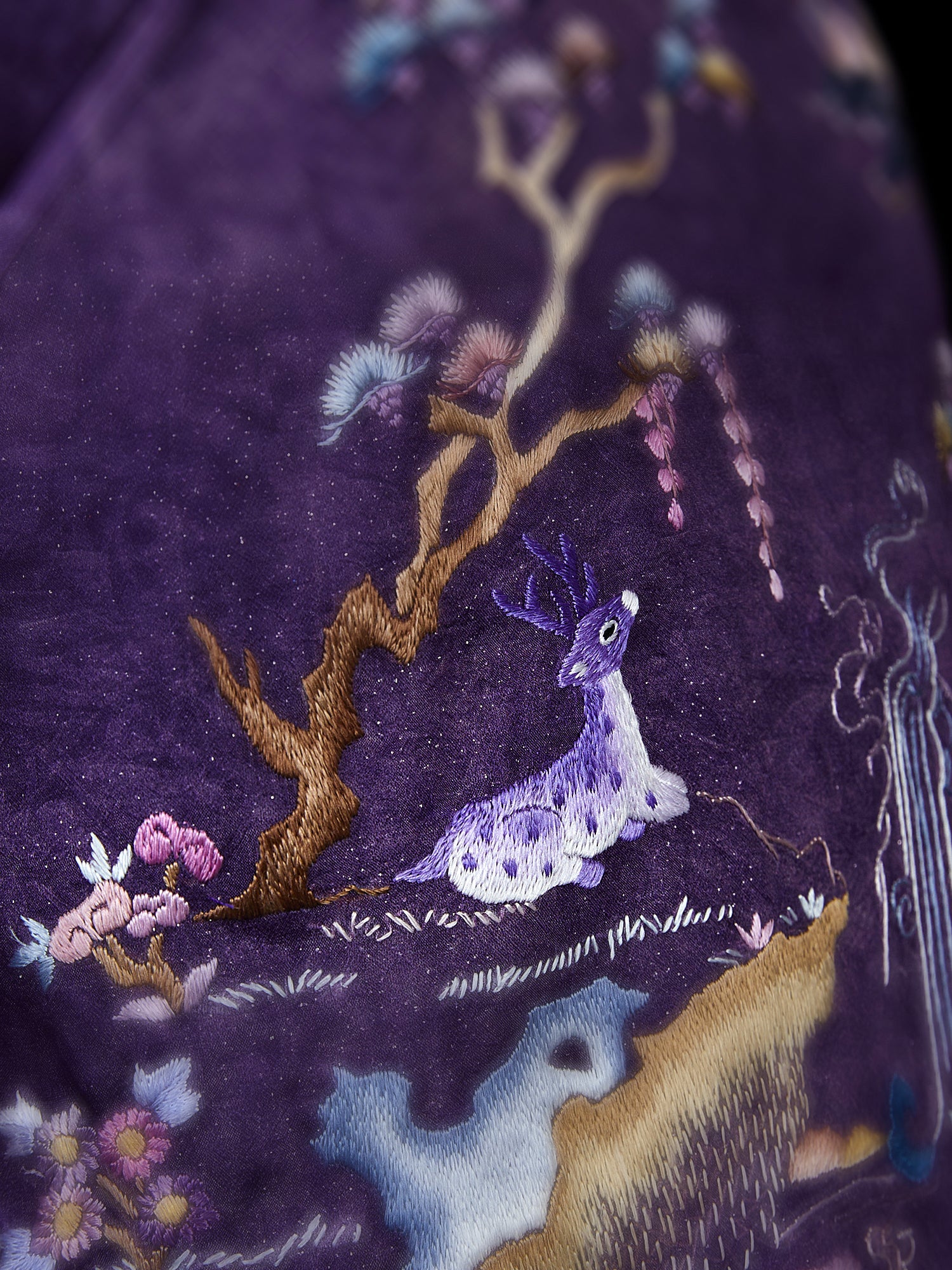 Crane and Deer in Spring《鹤鹿同春》