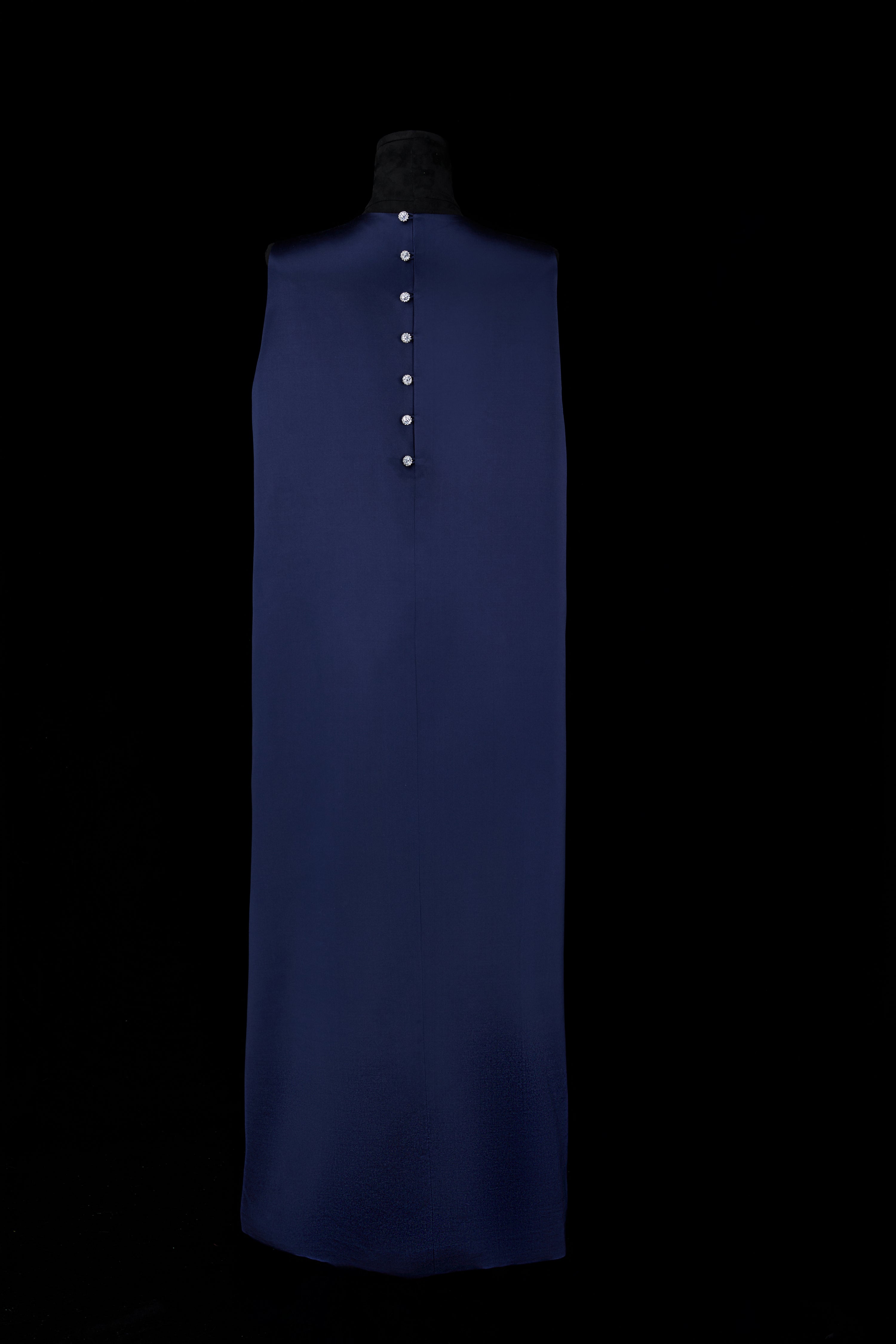 Celestial Eclipse Gown《日晷藏青长裙》