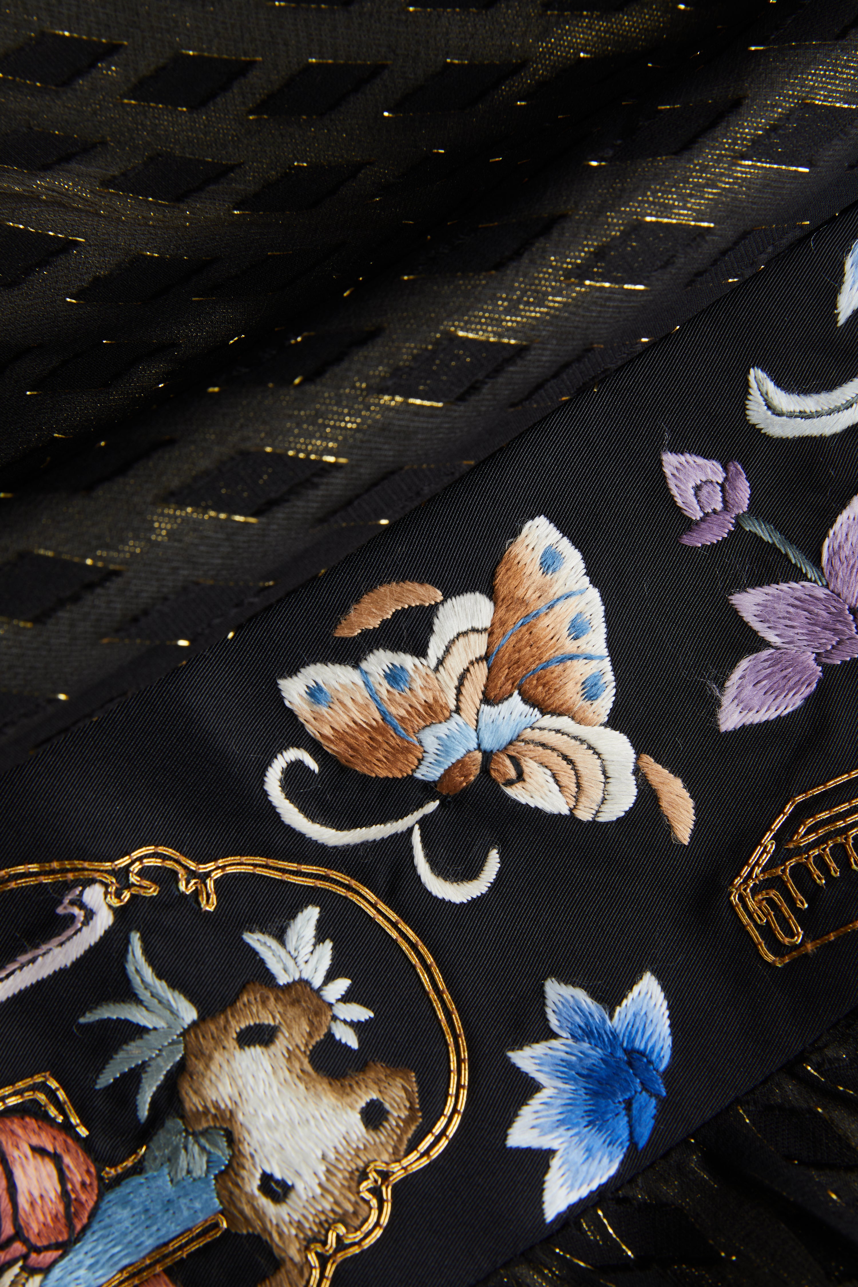 Black Sheer Strapless Maxi Dress《抹胸黑纱长裙》