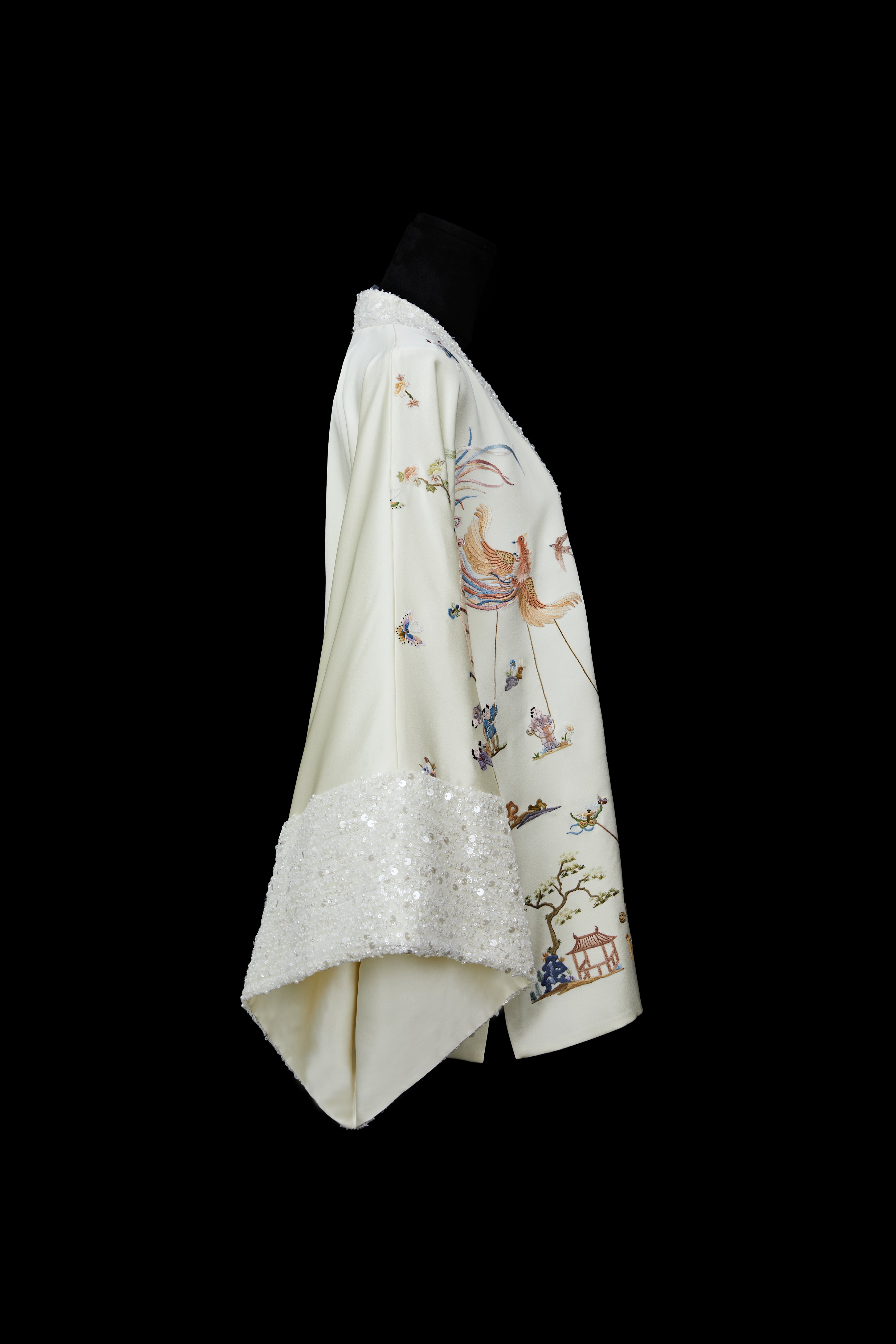 Chinese Infant Amusement Painting Tuni《睡袍款婴戏上衣》